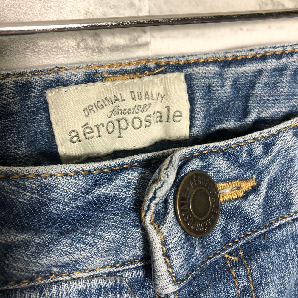 bayla skinny jeans aeropostale 1/2 short Size 8 - Picture 4 of 9